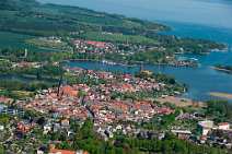 1000-Seen-08 Luftaufnahme von Röbel, Muritzsee, Mecklenburg Vorpommer