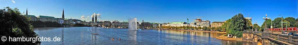 binnenalster2010_P051 Panorama der Binnenalster Hamburg