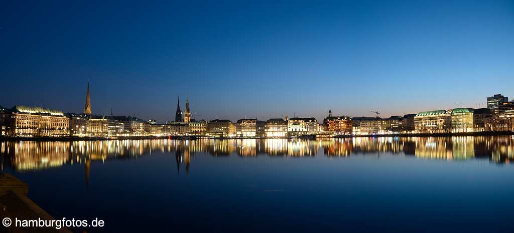 binnenalster_PAN_04 Hamburg rund um die Alster