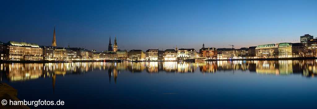 binnenalster_PAN_04 Hamburg rund um die Alster