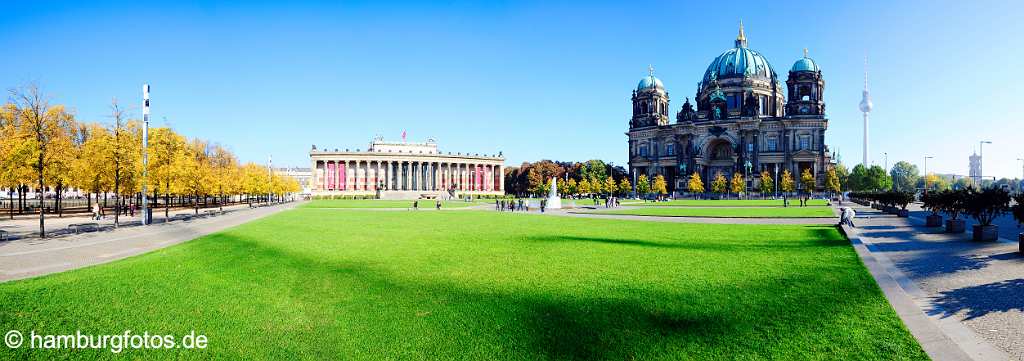 berlin_panorama_BP21 Berlin Panoramabild, Lustgarten, Altes Museum, Berliner Dom