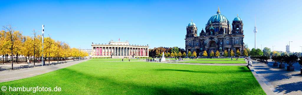 berlin_panorama_BP21 Berlin Panoramabild, Lustgarten, Altes Museum, Berliner Dom