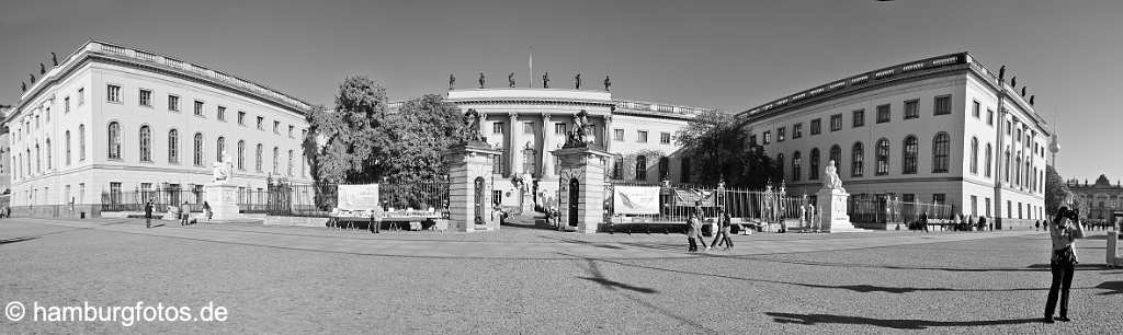 berlin_panorama_BP56 Berlin Panoramabild, Humboldt-Universität, schwarzweiß