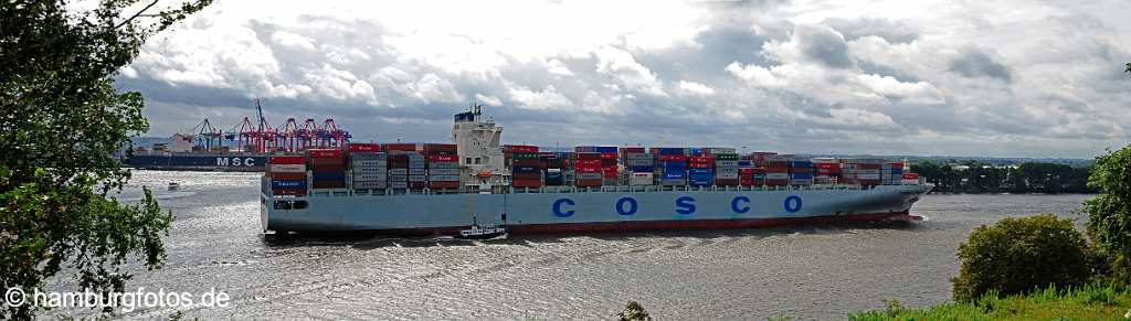 cosco_02 Hamburg, Containerschiff