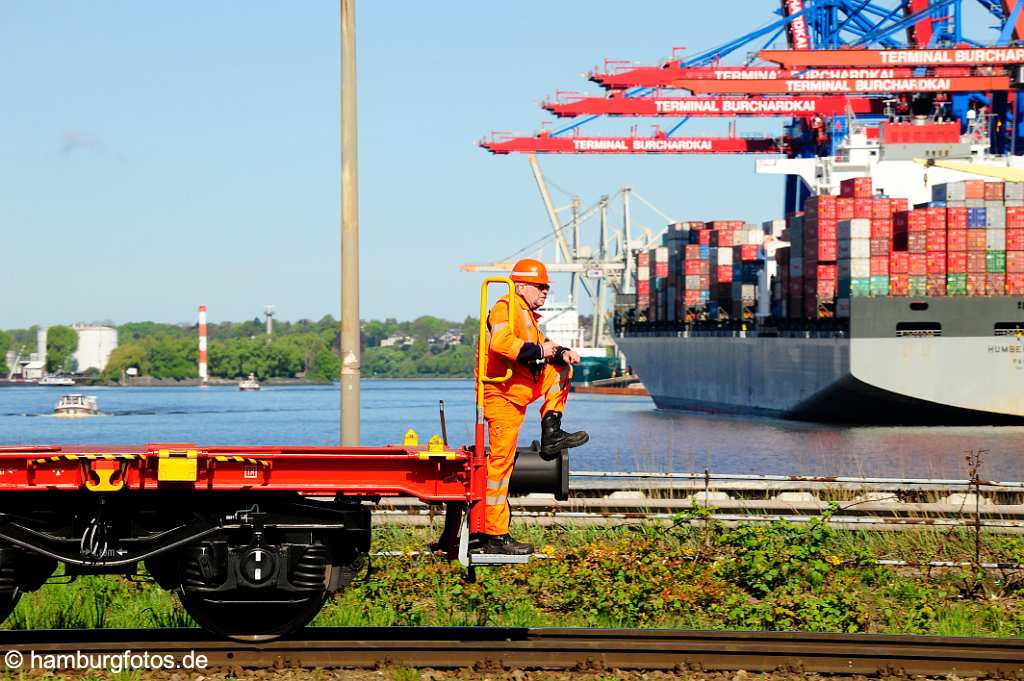 id510532 Hafen Hamburg, Bahnarbeiter