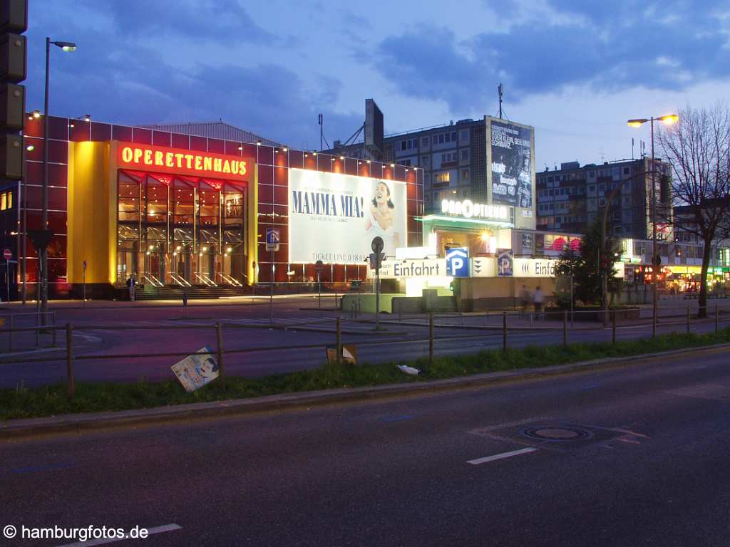 id104985 Reeperbahn | alter Spielbudenplatz vor 01/2006 bei Nacht