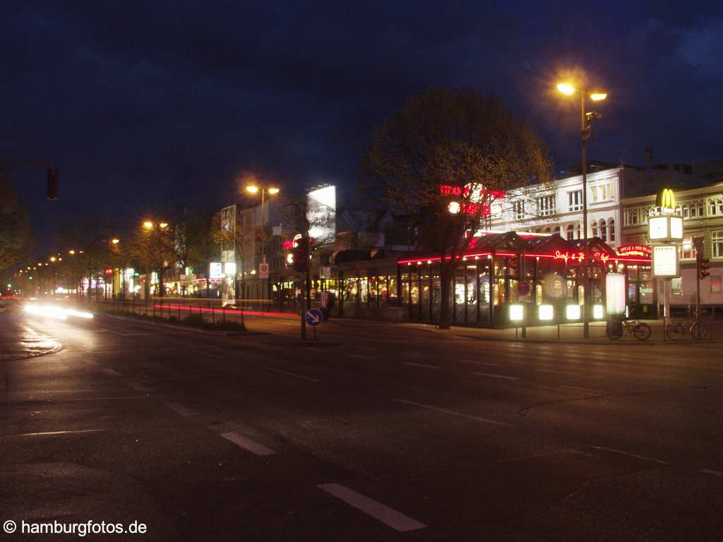 id104998 Reeperbahn | alter Spielbudenplatz vor 01/2006 bei Nacht, Reeperbahn