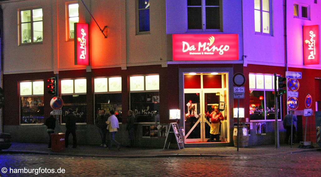 id113122 Hamburg St. Pauli, Reeperbahn, Weinbar "Da Mingo""