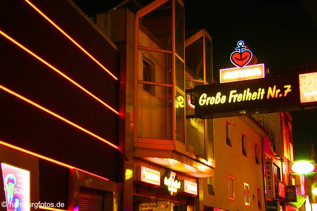 id113130 Hamburg St. Pauli, Reeperbahn, "Große Freiheit Nr. 7"