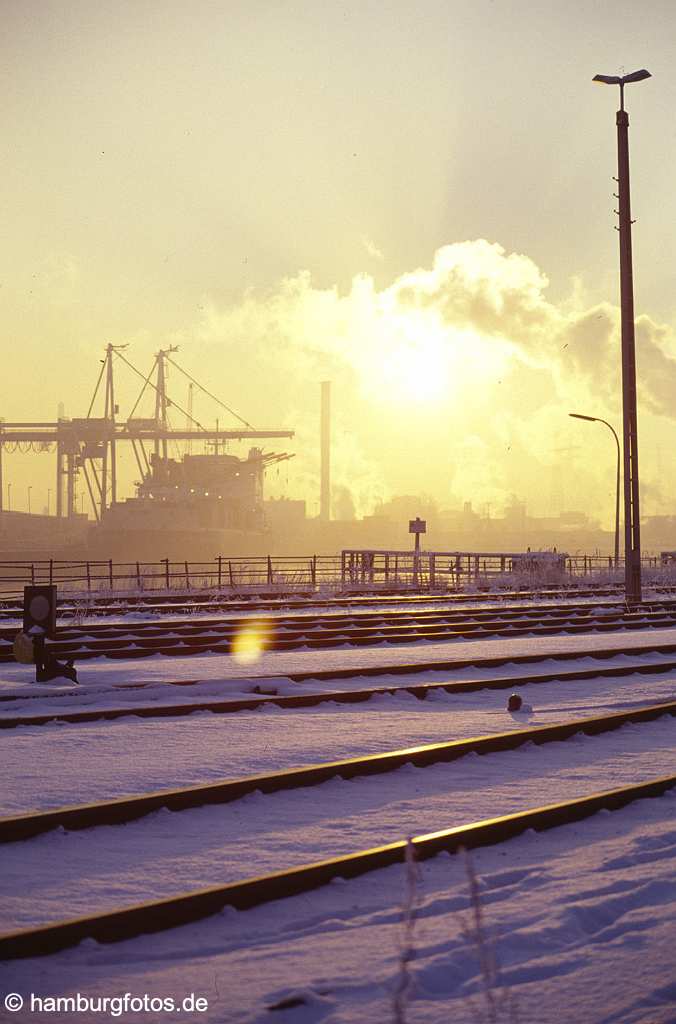 id104873 Hansestadt Hamburg | Fotografien zum Thema Winter und Weihnachten | Gleise