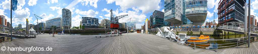 Hafencity_2014_PAN Panorma 360° vom Sandtorhafen, Hafencity Hamburg 2014