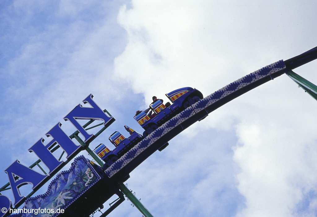 id104655 Hamburg | Hamburger DOM, Achterbahn, Heiligengeistfeld, Jahrmarkt, Volksfest, Rummelplatz