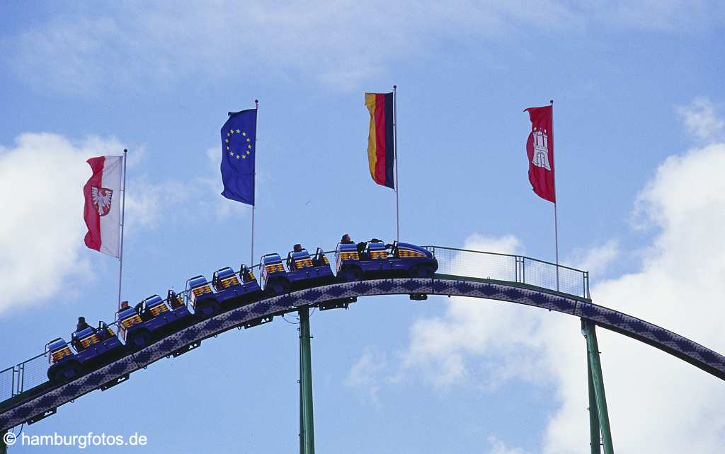 id104656 Hamburg | Hamburger DOM, Achterbahn, Heiligengeistfeld, Jahrmarkt, Volksfest, Rummelplatz