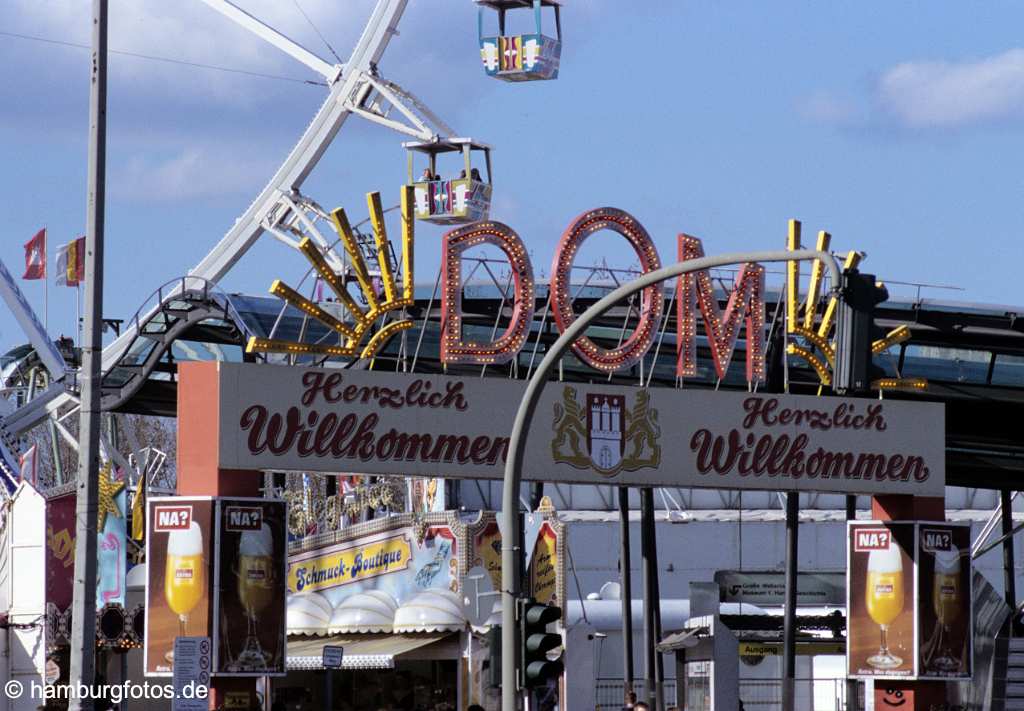 id104663 Hamburg | Hamburger DOM, Heiligengeistfeld, Jahrmarkt, Volksfest, Rummelplatz
