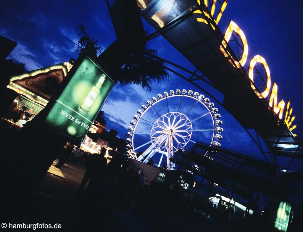 id104669 Hamburg | Hamburger DOM, Heiligengeistfeld, Jahrmarkt, Volksfest, Rummelplatz