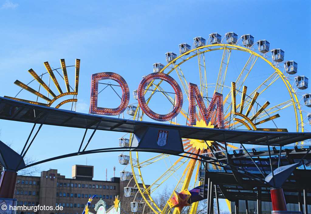 id104671 Hamburg | Hamburger DOM, Heiligengeistfeld, Jahrmarkt, Volksfest, Rummelplatz