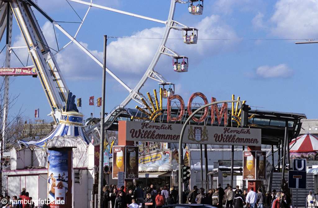 id104674 Hamburg | Hamburger DOM, Heiligengeistfeld, Jahrmarkt, Volksfest, Rummelplatz