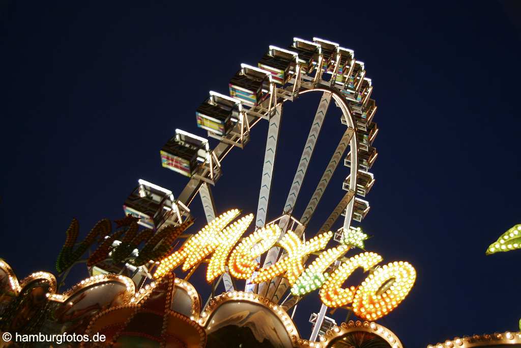 id104682 Hamburg | Hamburger DOM, Heiligengeistfeld, Jahrmarkt, Volksfest, Rummelplatz