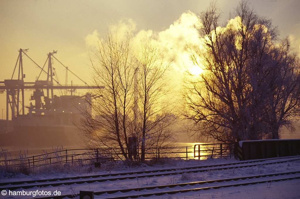 id104872 Hansestadt Hamburg | Fotografien zum Thema Winter und Weihnachten | Gleise