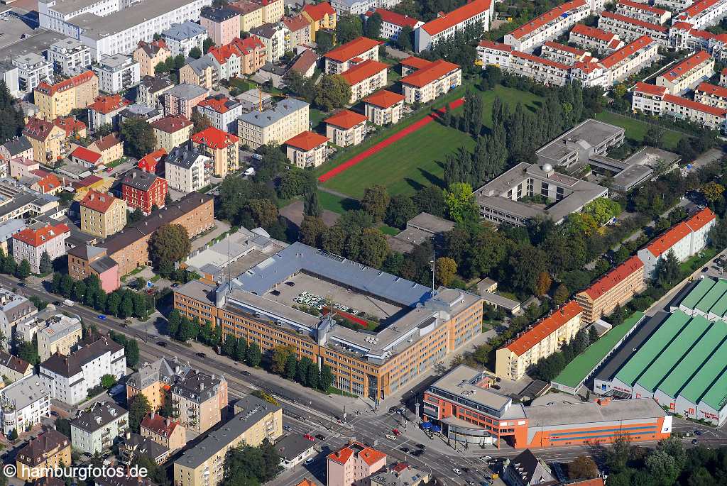 id107137 Augsburg aus der Vogelperspektive | Augsburg from a bird's eye view