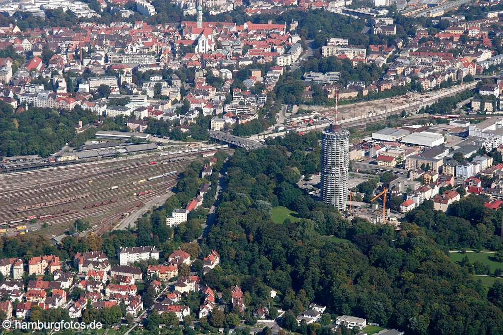 id108026 Augsburg aus der Vogelperspektive | Augsburg from a bird's eye view