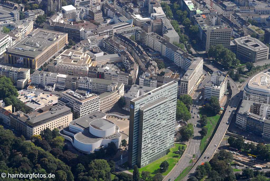 id107455 Düsseldorf am Rhein aus der Vogelperspektive | Duesseldorf from a bird's eye view , aerial photography, aerial picture, aerial pictures, air photo, air photos, bird's eye view, Düsseldorf, Duesseldorf, Germany, Luftbild, Luftbilder, Nordrhein-Westfahlen, Rhein, Vogelperspektive