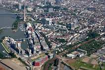id107826 Düsseldorf am Rhein aus der Vogelperspektive | Duesseldorf from a bird's eye view , aerial photography, aerial picture, aerial pictures, air photo, air photos,...