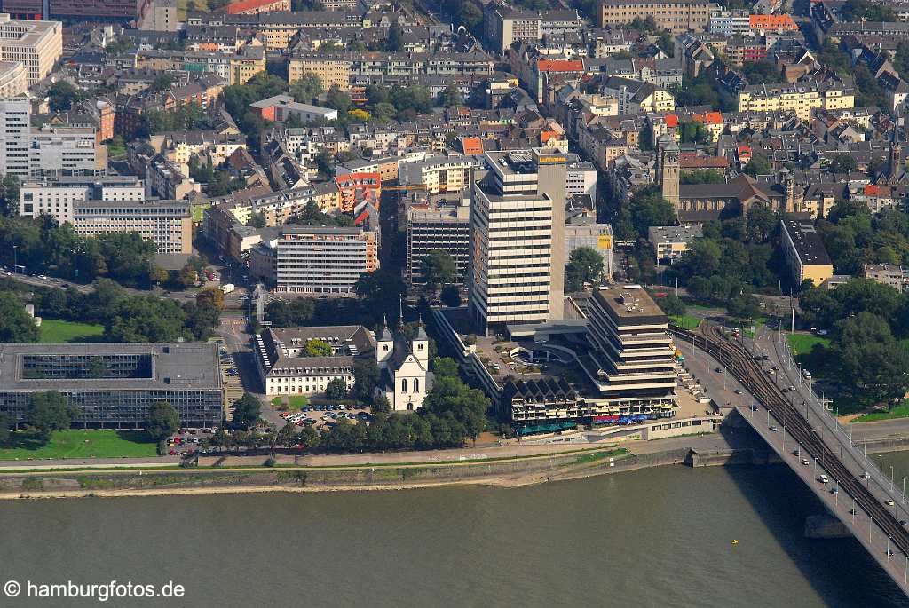 id107540 Köln aus der Vogelperspektive | Cologne from a bird's eye view , aerial photography, aerial picture, aerial pictures, air photo, air photos, bird's eye view, Cologne, Germany, Koeln, Luftbild, Luftbilder, NRW, Rhein, Rhine, Vogelperspektive