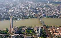 id207887 Köln aus der Vogelperspektive | Cologne from a bird's eye view Kölner DOM, Cathedral of Cologne, aerial photography, aerial picture, aerial pictures, air photo,...
