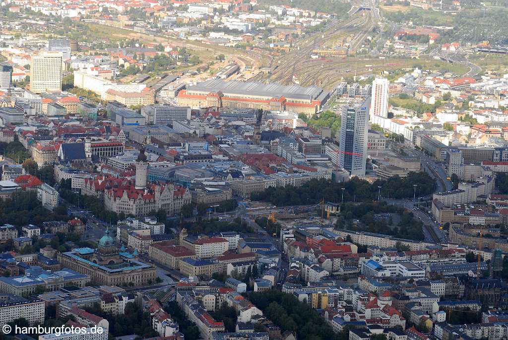 id107259 Leipzig aus der Vogelperspektive | Leipzig from a bird's eye view