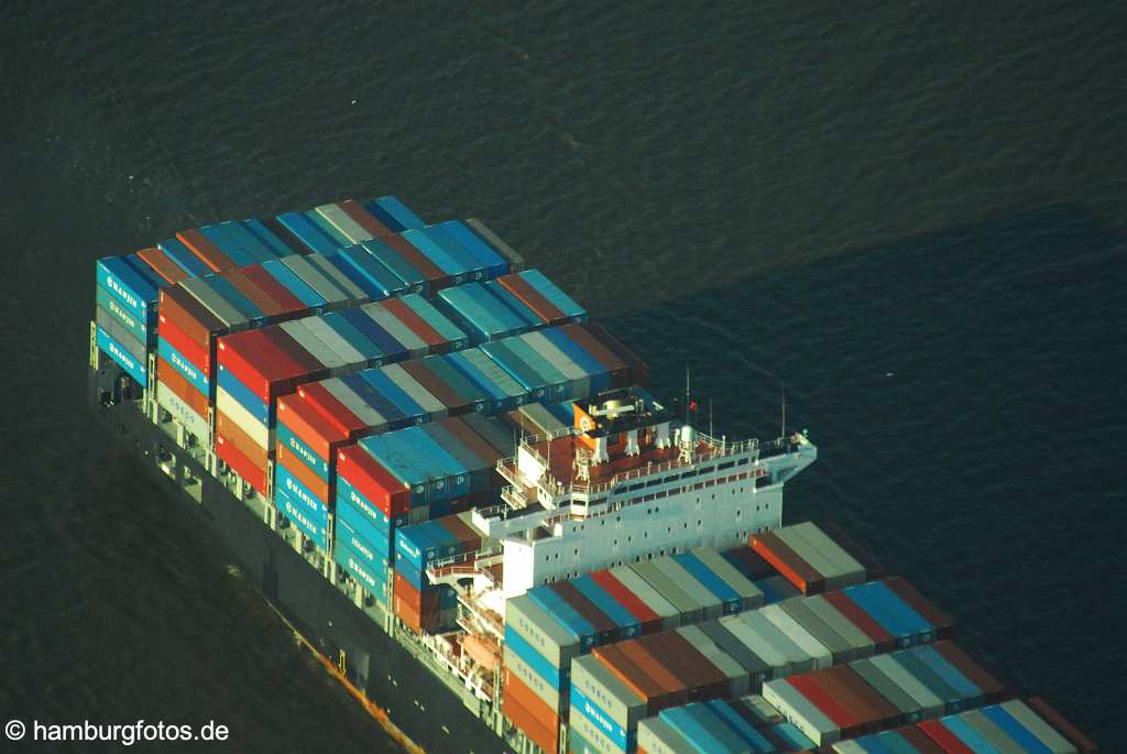 id109175 Containerschiff, Heck mit Schiffsbrücke