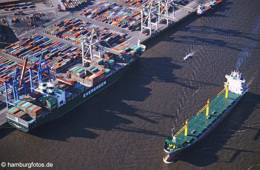 id109582 Luftbild Hamburg | Containerterminal Waltershof, HHLA