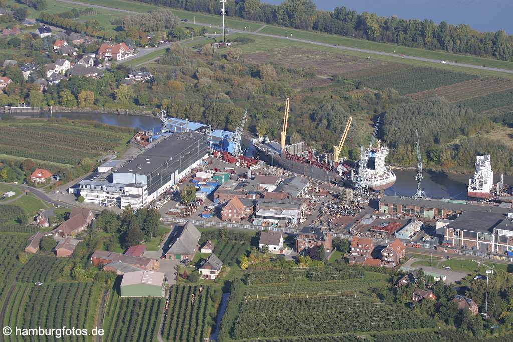 id104221 Luftbild Hamburg | Sitas-Werft, Este