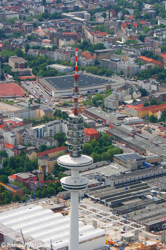 fsy_3067 Luftbild Hamburg | Fernsehturm, St. Pauli