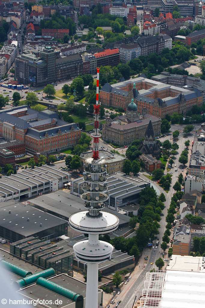 fsy_3068 Luftbild Hamburg | Fernsehturm, Gerichte