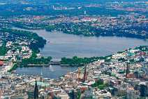 fsy_2990 Luftbild Hamburg | Panoramabild Rund um die Alster