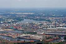 fsy_2994 Luftbild Hamburg | Hamburg aus Sicht Wilhelmsburg