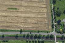 id111895 Bäume, Bach, Brücke, Felder, Fluss, Kanal, Kreuzung, Landstrasse aerial photography, aerial pictures, air photos, bird's eye view, Deutschland, Germany,...