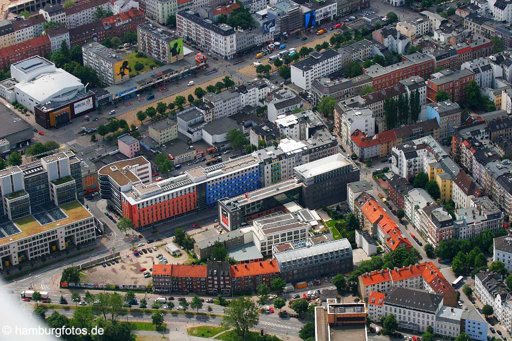 fsy_3178 Luftbild Hamburg | Neustadt, St. Pauli, Reeperbahn, Spielbudenplatz