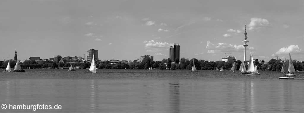 skyline_hamburg_P017 Panoramabild Alster Hamburg