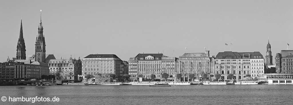 hamburg_schwarzweiss_013 Hamburg Bilder | Skyline Jungfernstieg