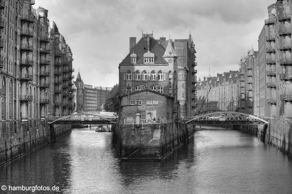 hamburg_schwarzweiss_018 Hamburg | Hamburger Speicherstadt | HDR-Bild, Hochkontrastbild, High Dynamic Range Image