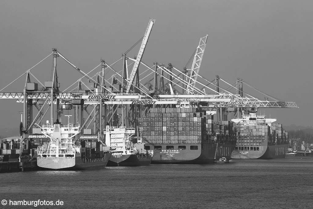 hamburg_schwarzweiss_046 Hamburg | Hmaburger Hafen Containerschiffe