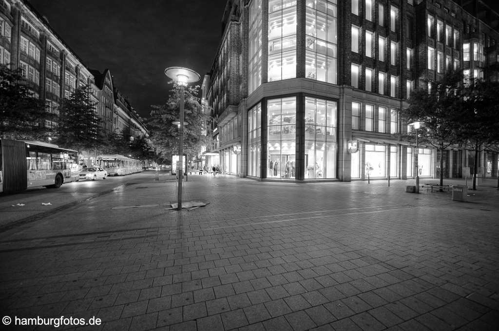 hamburg_schwarzweiss_059 Hamburg | Mönckeberstrasse | HDR-Bild, Hochkontrastbild, High Dynamic Range Image