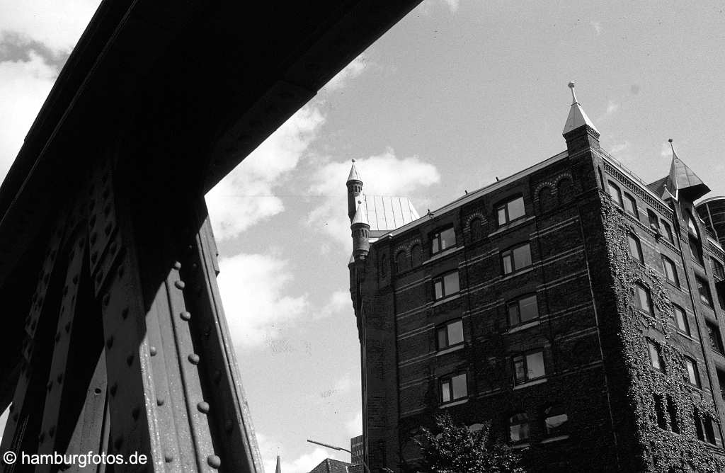 hamburg_schwarzweiss_187 Hamburg | Hamburg Altstadt (PLZ 20457) | Speicherstadt | historische Speicher, Läger, Fleete, Hamburg Bilder in schwarzweiss, schwarz-weiss