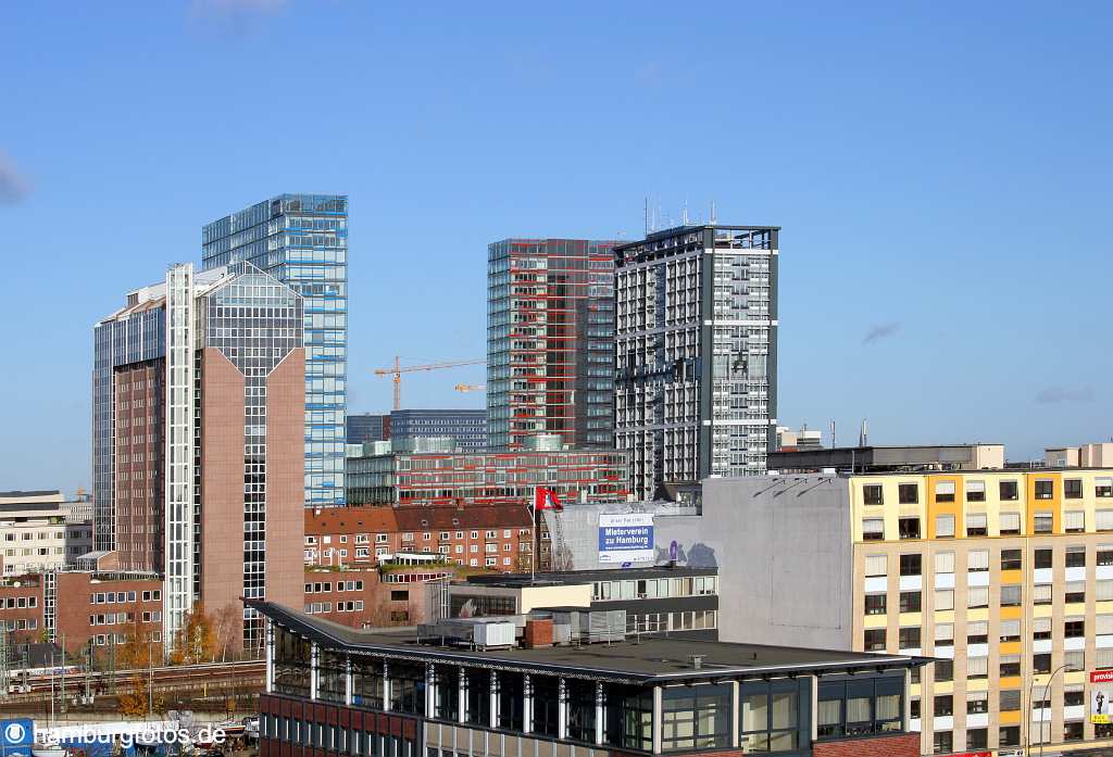 fsy_2636 Bürohaus Berliner Tor Center, Beim Strohhause, Hamburg Hammerbrook, Architekten: BRT, Architektur, Glasbauten, Medienstadt, Medienzentrum, Mediencenter