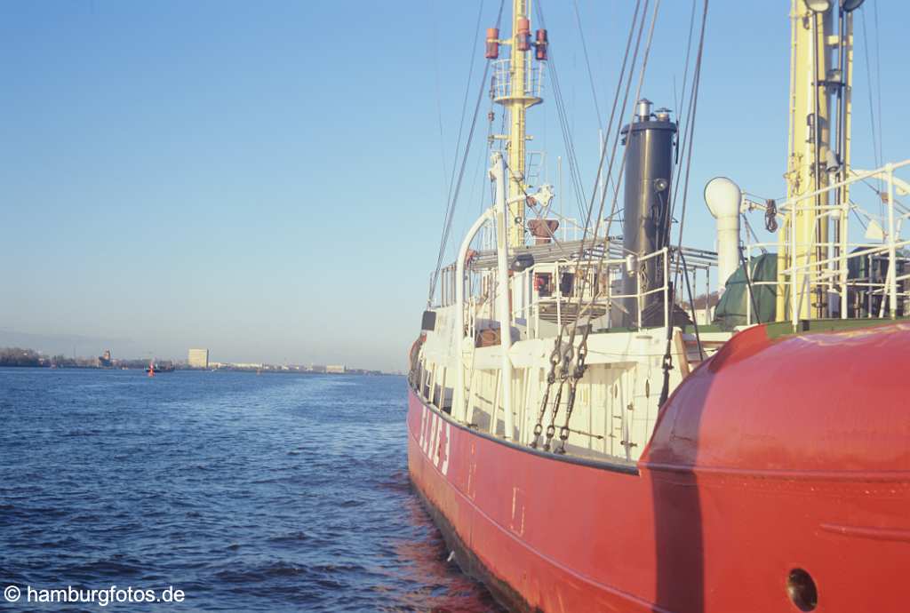 id104747 Hamburg | Feuerschiff Elbe 3 im Museumshafen