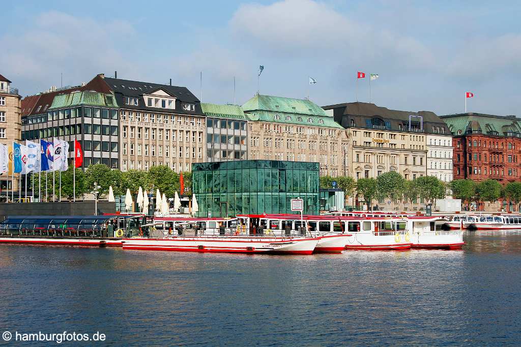 id106705 Hamburg-Neustadt | Skyline Hamburg, Binnenalster, Jungfernstieg, Alsteranleger