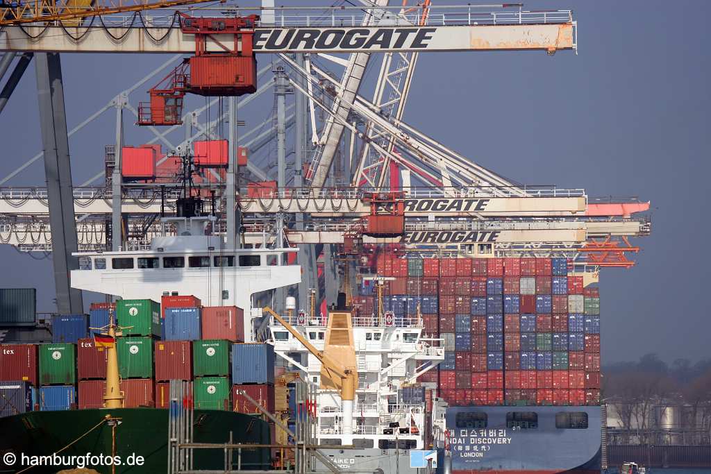 id106740 Luftbild Hamburg | Containerterminal Eurogate