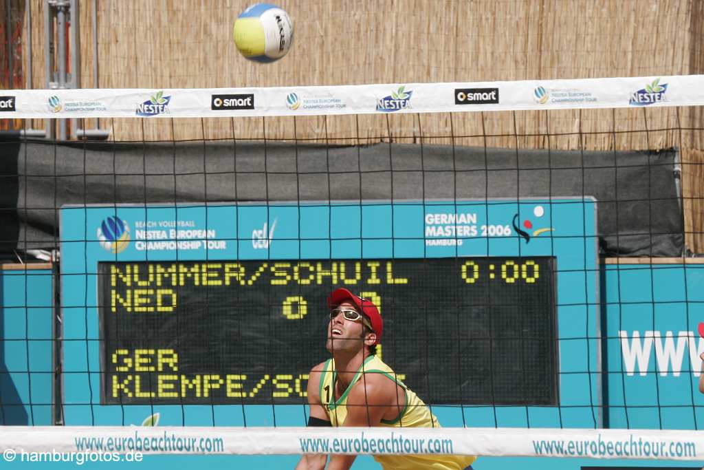 id106844 Hamburg | Beachvolleyball 2006 auf dem Rathausmarkt